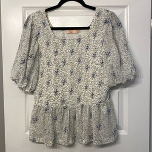 Floral Smocked Top